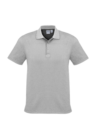 P501MS - Biz Collection - Mens Shadow Short Sleeve Polo | Silver Grey