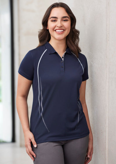 P604LS - Biz Collection - Womens Cyber Short Sleeve Polo