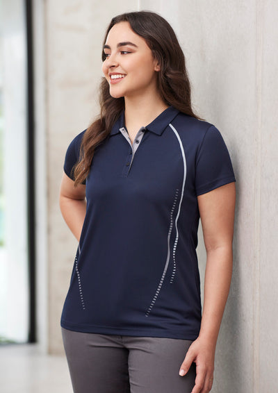 P604LS - Biz Collection - Womens Cyber Short Sleeve Polo