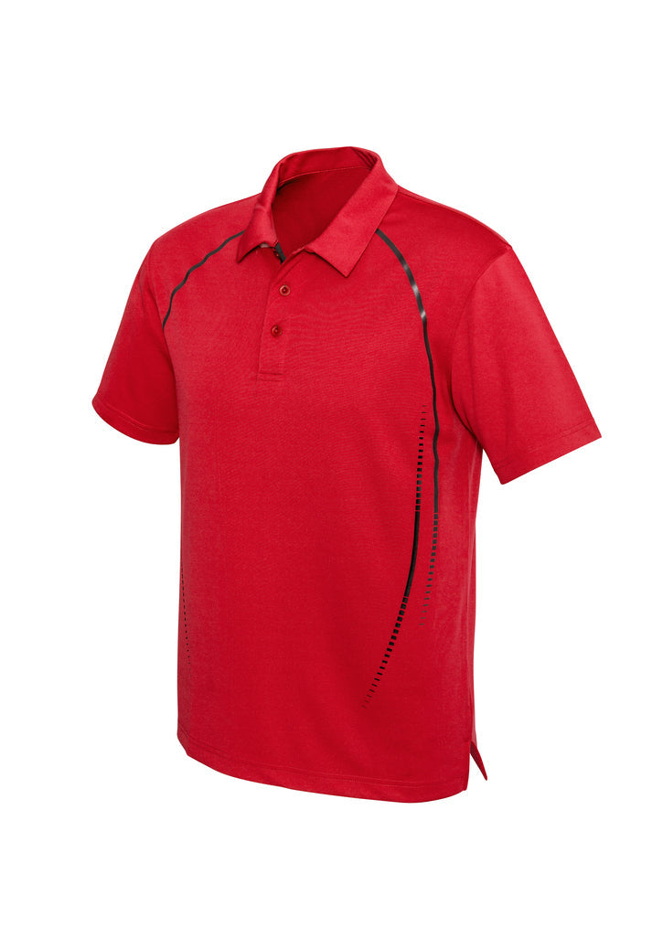 P604MS - Biz Collection - Cyber Polo - Men's - Short sleeve | Red/Silver