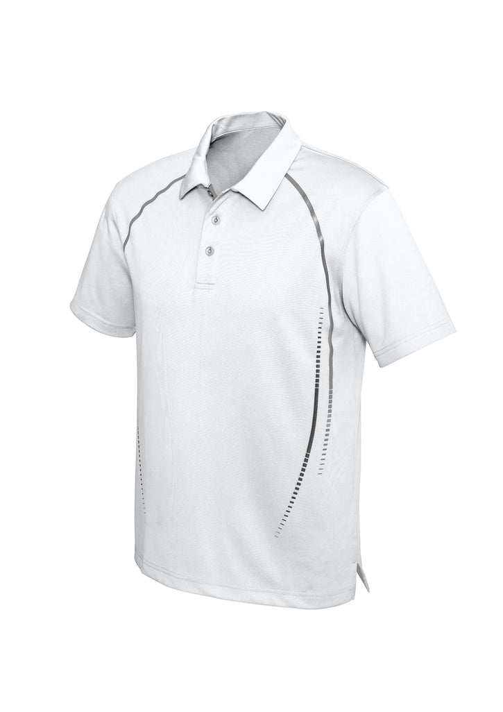 P604MS - Biz Collection - Cyber Polo - Men's - Short sleeve | White/Silver