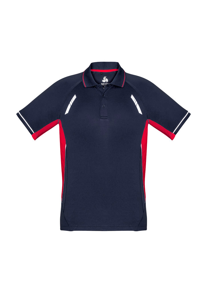 P700KS - Biz Collection - Kids Renegade Polo Navy/Red/Silver