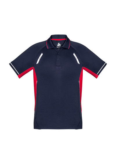 P700KS - Biz Collection - Kids Renegade Polo Navy/Red/Silver