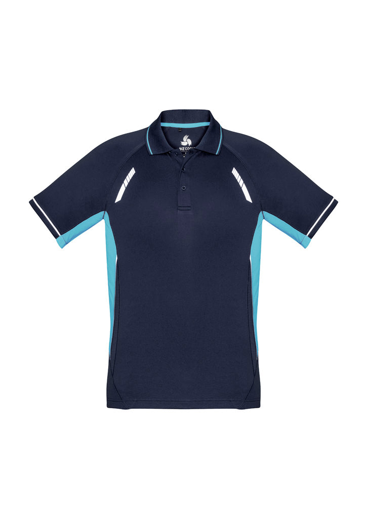 P700KS - Biz Collection - Kids Renegade Polo Navy/Sky/Silver