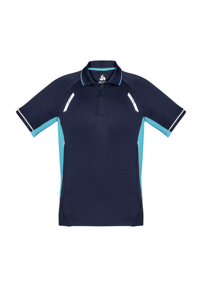 P700KS - Biz Collection - Kids Renegade Polo Navy/Sky/Silver