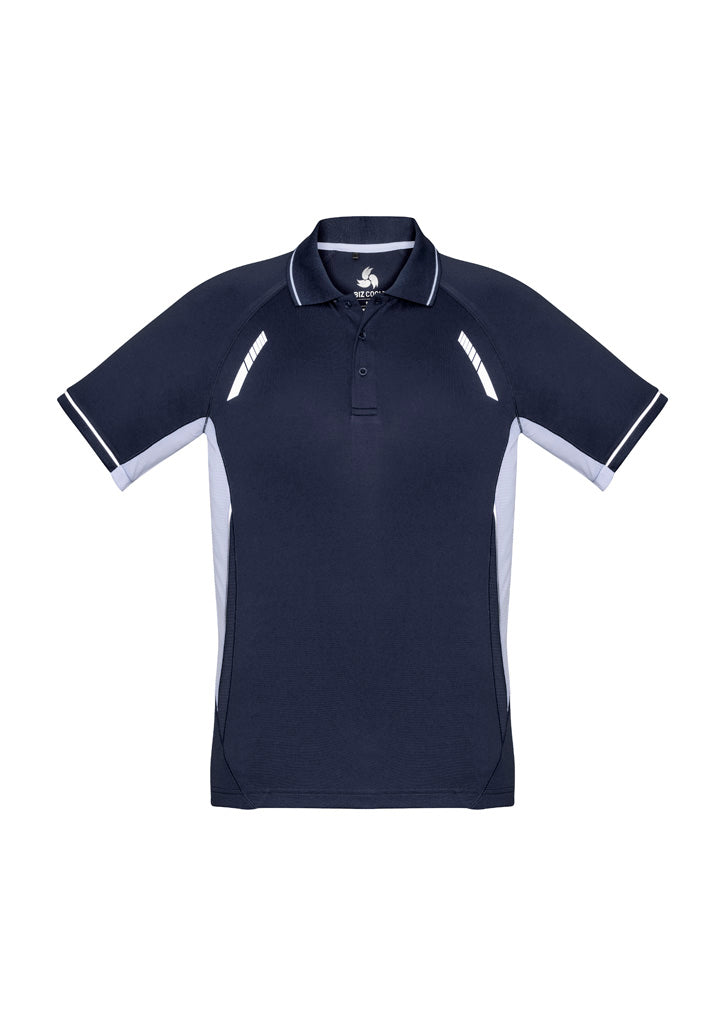 P700KS - Biz Collection - Kids Renegade Polo Navy/White/Silver