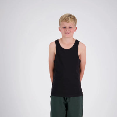 S215 - Cloke - Kids Concept Singlet Black