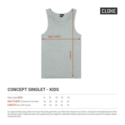 S215 - Cloke - Kids Concept Singlet