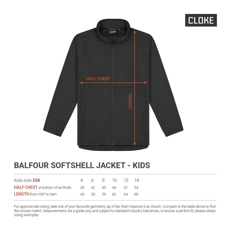 SSK - Cloke - Kids Balfour Softshell Jacket