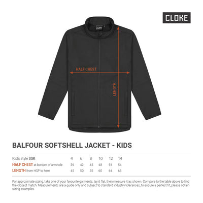 SSK - Cloke - Kids Balfour Softshell Jacket