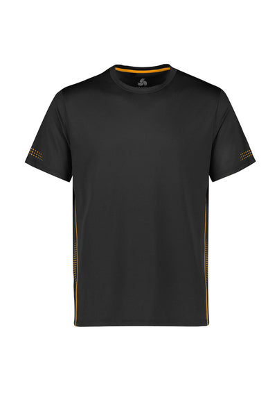 T318KS - Biz Collection - Kids Balance Short Sleeve Tee Black/Gold