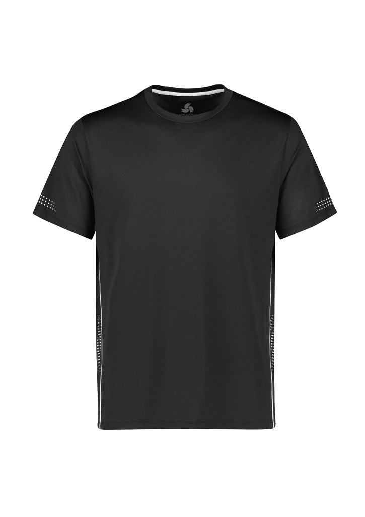 T318KS - Biz Collection - Kids Balance Short Sleeve Tee Black/White