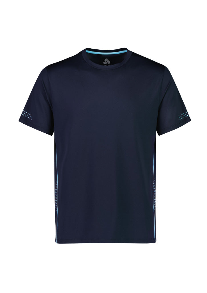 T318KS - Biz Collection - Kids Balance Short Sleeve Tee Navy/sky