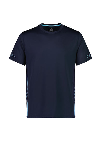 T318KS - Biz Collection - Kids Balance Short Sleeve Tee Navy/sky