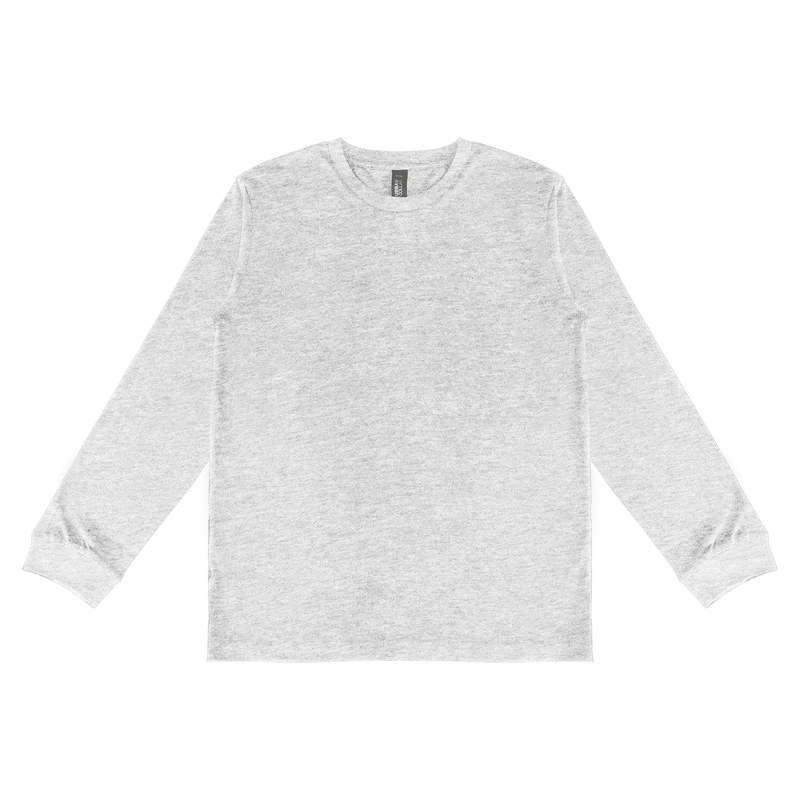 UC-LT180 - Urban Collab SET Adult Long Sleeve Tee Heather Grey
