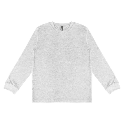 UC-LT180 - Urban Collab SET Adult Long Sleeve Tee Heather Grey
