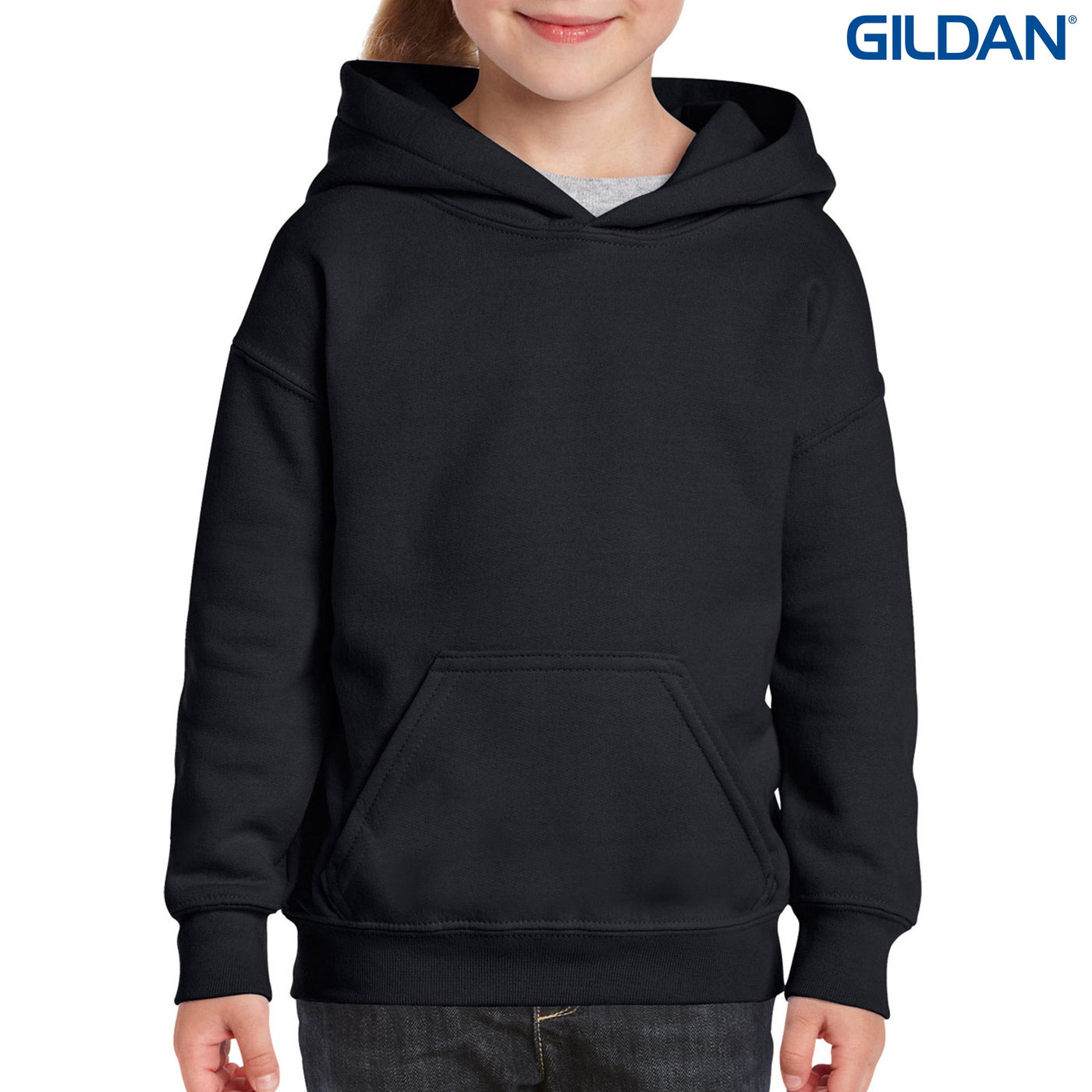 18500B - Gildan Heavy Blend Youth Hooded Sweatshirt