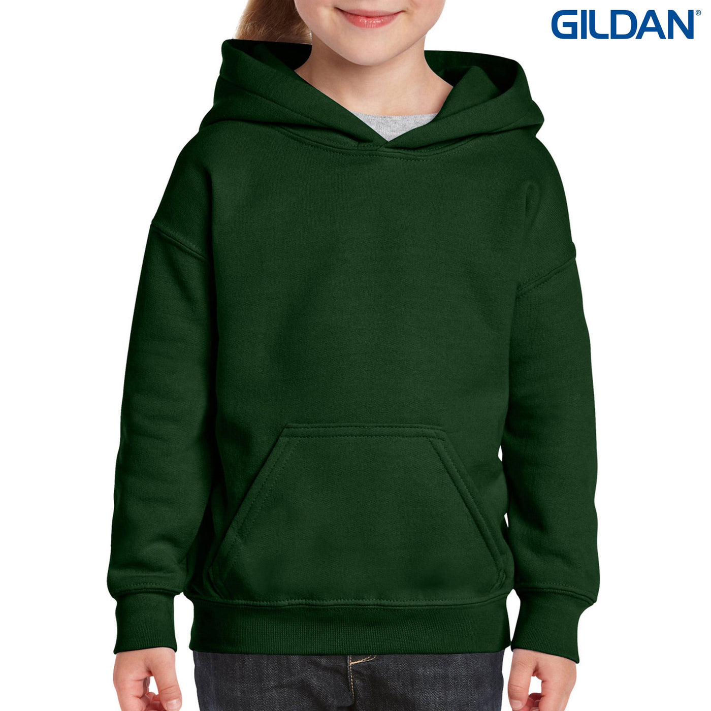 18500B - Gildan Heavy Blend Youth Hooded Sweatshirt