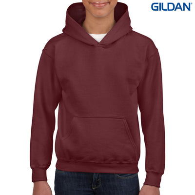 18500B - Gildan Heavy Blend Youth Hooded Sweatshirt