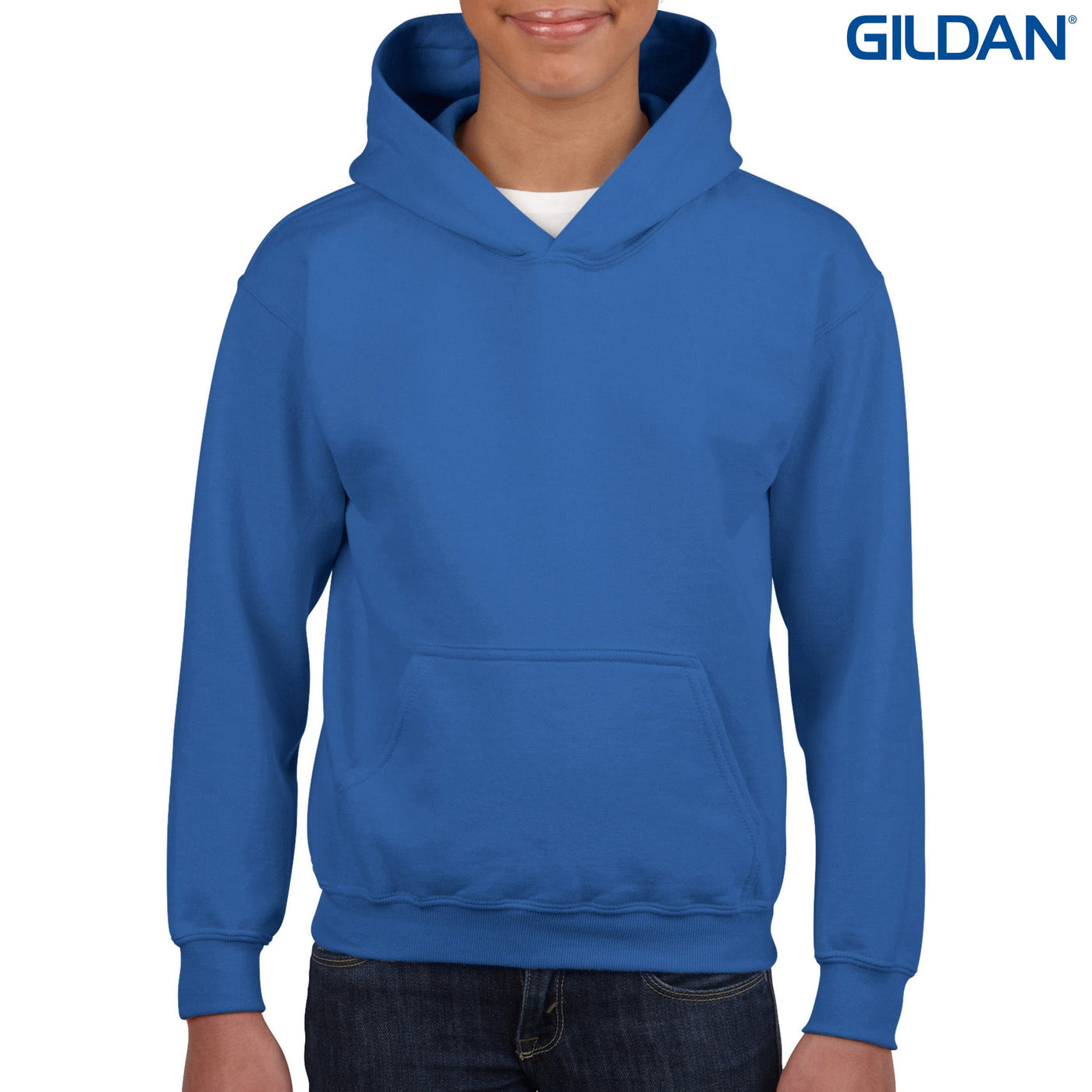 18500B - Gildan Heavy Blend Youth Hooded Sweatshirt