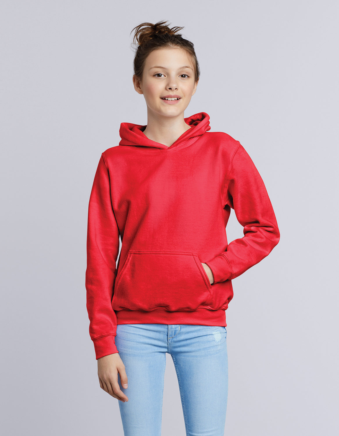 18500B - Gildan Heavy Blend Youth Hooded Sweatshirt
