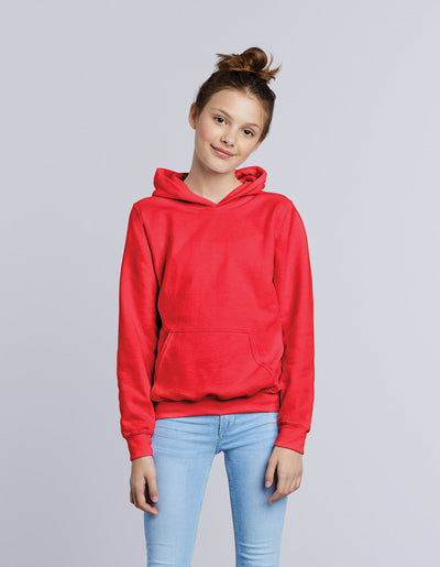 18500B - Gildan Heavy Blend Youth Hooded Sweatshirt