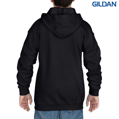 18600B - Gildan Heavy Blend Youth Full Zip Hooded Sweatshirt