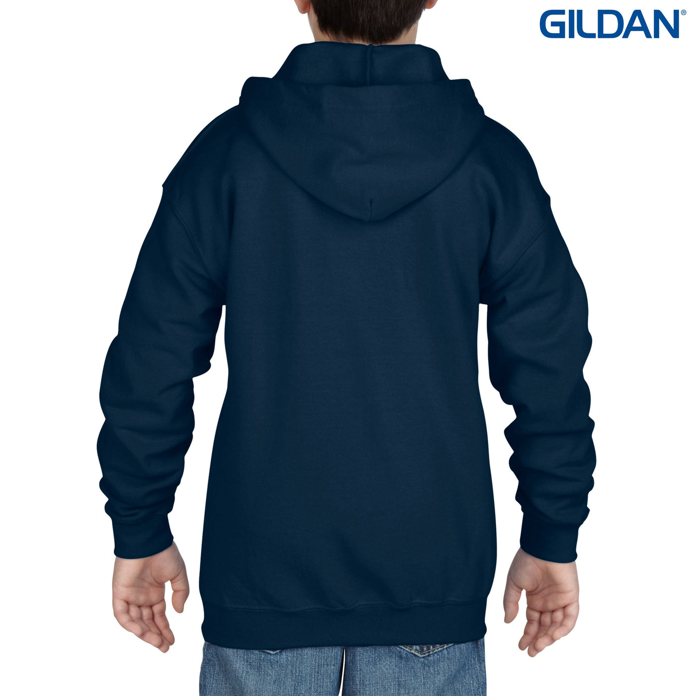 18600B - Gildan Heavy Blend Youth Full Zip Hooded Sweatshirt