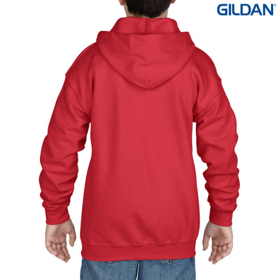 18600B - Gildan Heavy Blend Youth Full Zip Hooded Sweatshirt