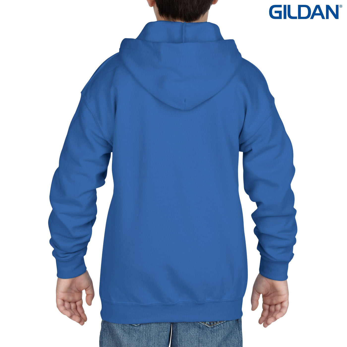 18600B - Gildan Heavy Blend Youth Full Zip Hooded Sweatshirt