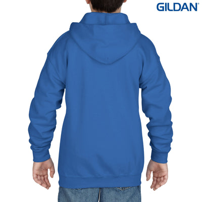 18600B - Gildan Heavy Blend Youth Full Zip Hooded Sweatshirt