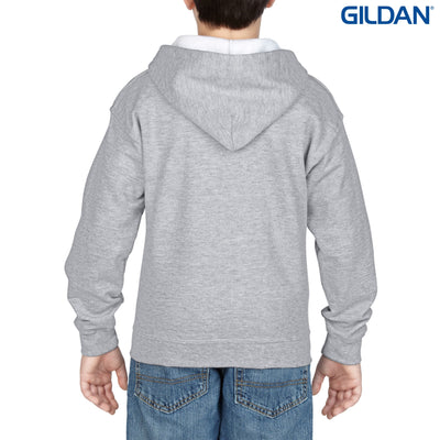 18600B - Gildan Heavy Blend Youth Full Zip Hooded Sweatshirt