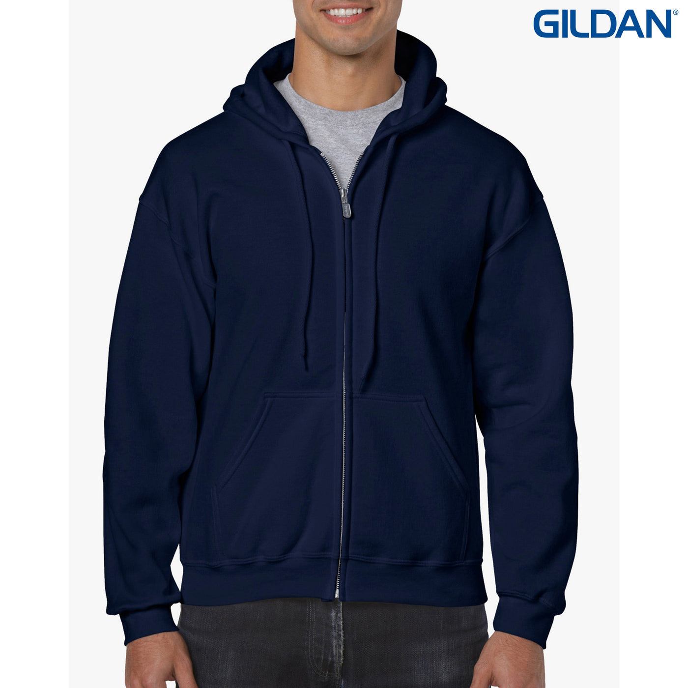 18600 - Gildan Heavy Blend Adult Full Zip Hooded Sweatshirt