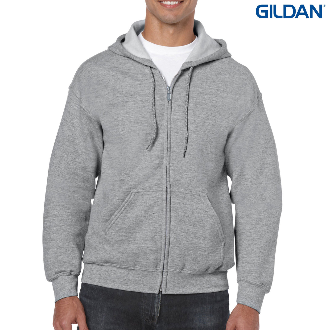 18600 - Gildan Heavy Blend Adult Full Zip Hooded Sweatshirt