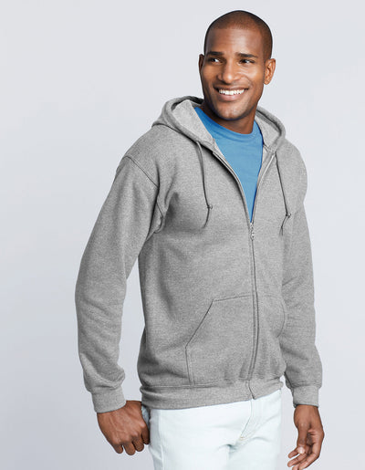 18600 - Gildan Heavy Blend Adult Full Zip Hooded Sweatshirt