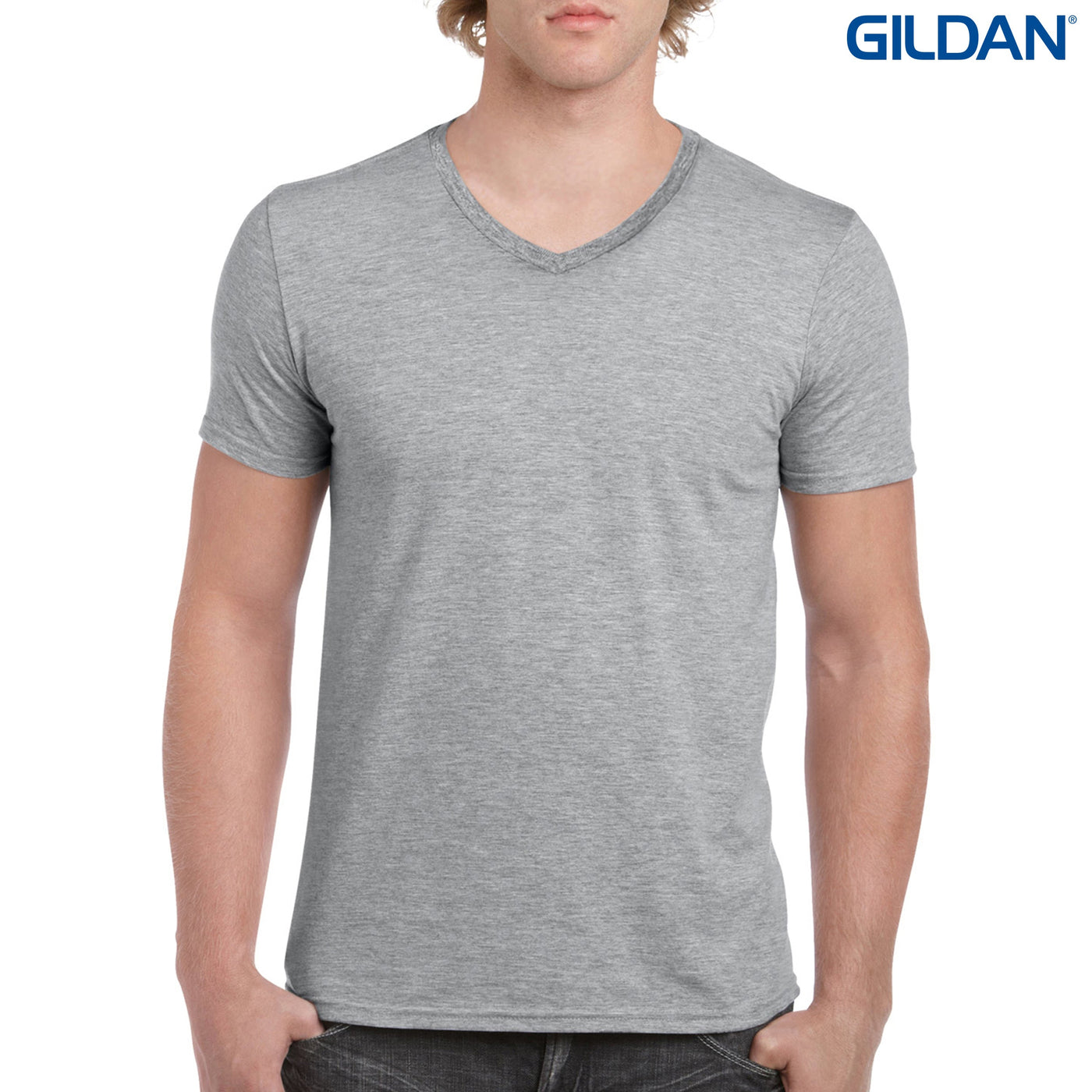 64V00 - Gildan - Softstyle Adult V-Neck T-Shirt