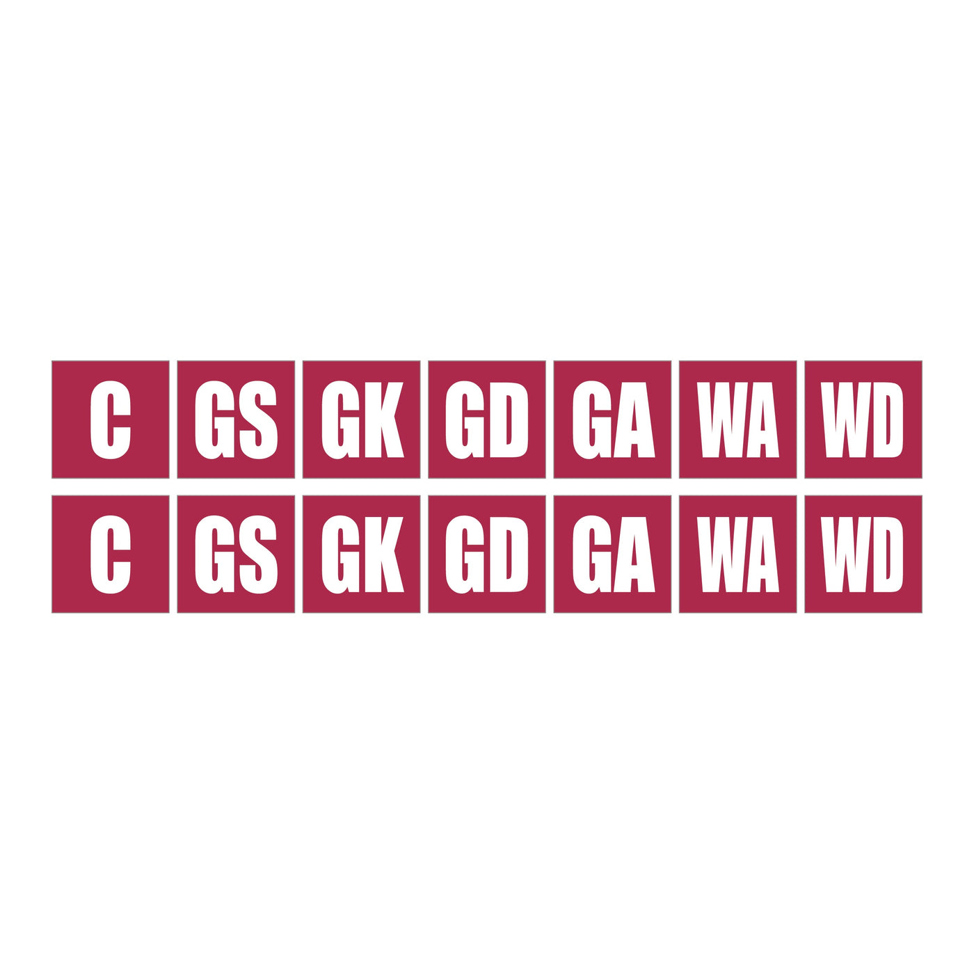 Netball Bib Set of 14