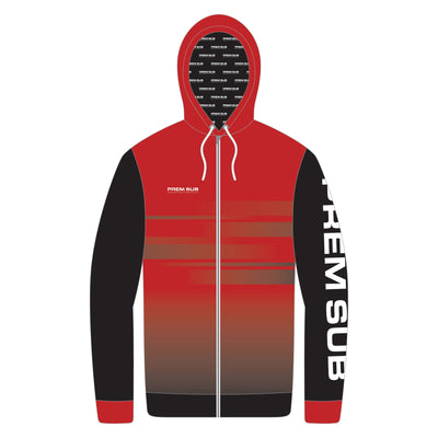 Fully Custom Made Zip Front Hoodie