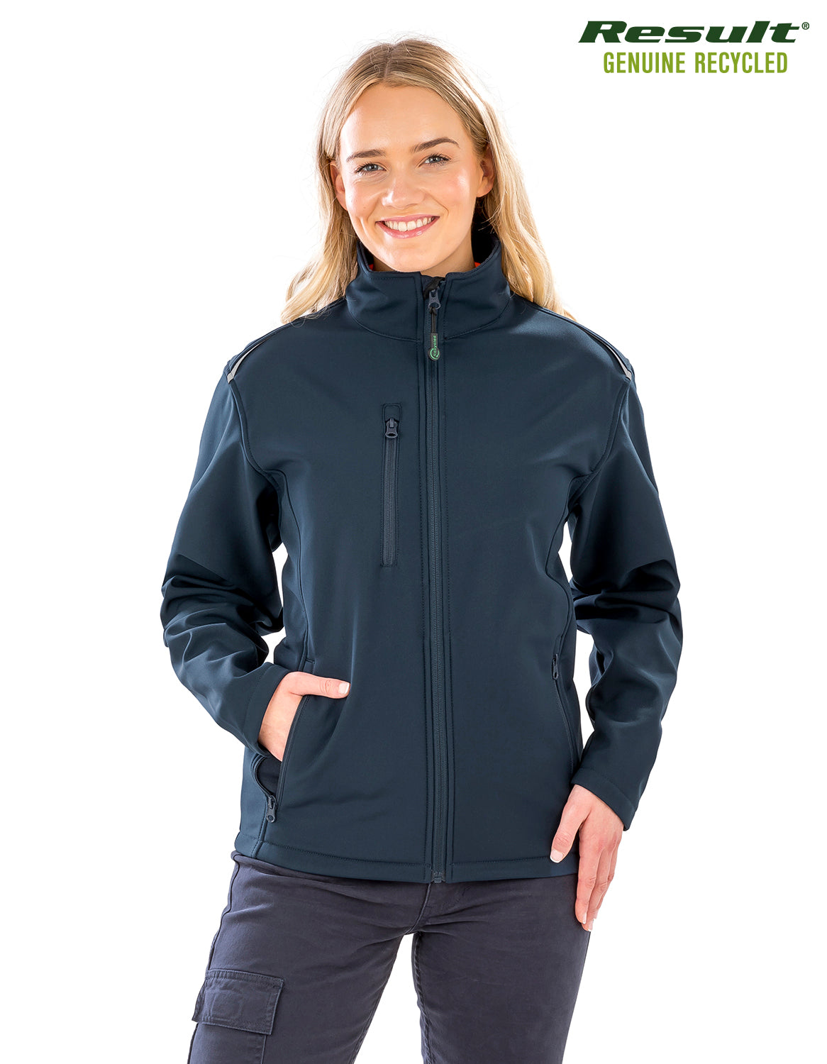R900F Result Ladies' Printable <b>Recycled</b> 3-Layer Softshell Jacket