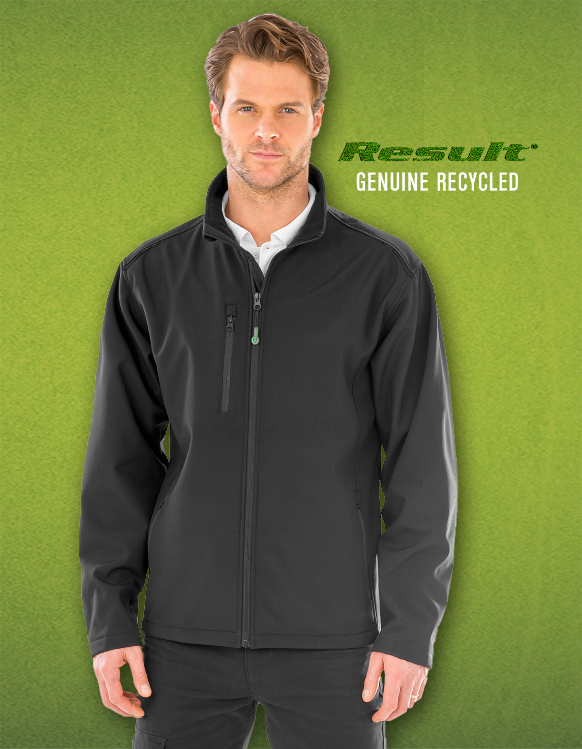 R900M Result Adult Printable <b>Recycled</b> 3-Layer Softshell Jacket